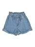 H&M 100% Cotton Blue Denim Shorts Size 4 - photo 1