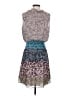 CAbi 100% Polyester Paisley Gray Casual Dress Size S - photo 2