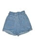 H&M 100% Cotton Blue Denim Shorts Size 4 - photo 2