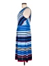 Talbots Stripes Blue Casual Dress Size Lg Petite - photo 5