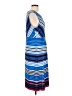 Talbots Stripes Blue Casual Dress Size Lg Petite - photo 4