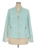 Lane Bryant Tweed Teal Jacket Size 20 - photo 1