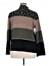Investments Color Block Brown Turtleneck Sweater Size XL - photo 2
