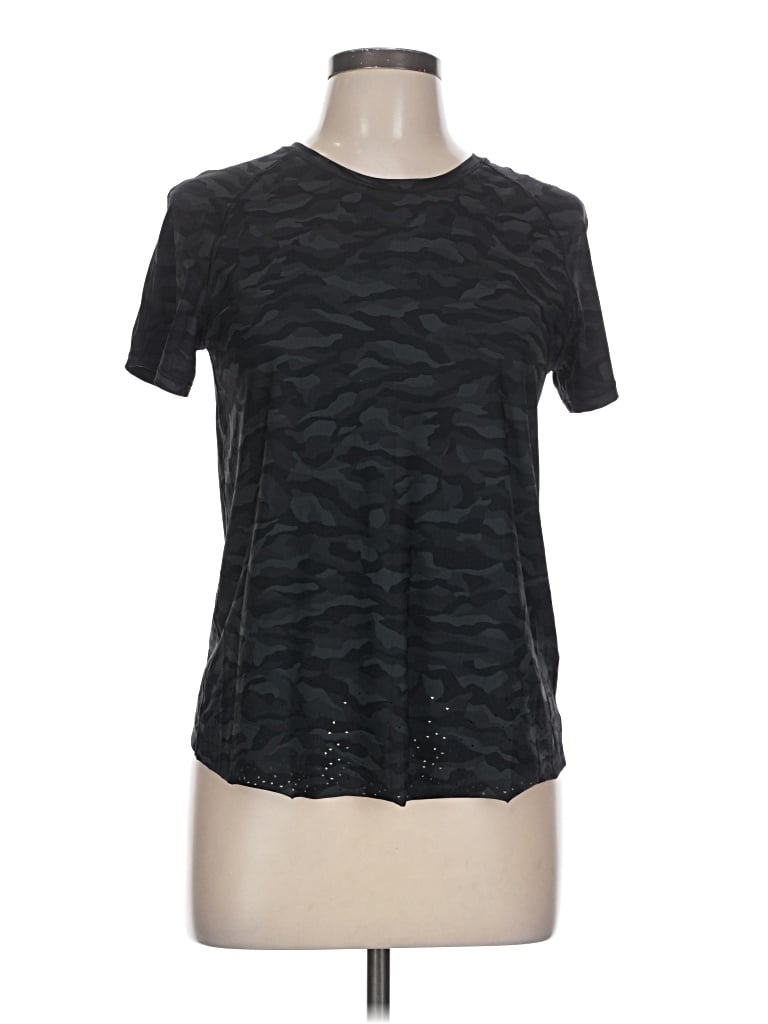 Pre-owned Lululemon Athletica Active T-shirt In Black