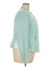 Lane Bryant Tweed Teal Jacket Size 20 - photo 4