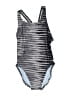 Nike Chevron-herringbone Gray One Piece Swimsuit Size 10 - photo 1