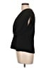 Zara 100% Polyester Black Short Sleeve Blouse Size L - photo 5