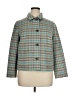 Talbots Houndstooth Teal Wool Coat Size 16 Petite - photo 1