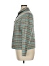 Talbots Houndstooth Teal Wool Coat Size 16 Petite - photo 5