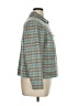 Talbots Houndstooth Teal Wool Coat Size 16 Petite - photo 4