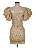 Zara Yellow Tan Cocktail Dress Size M - photo 2
