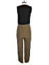 Leifsdottir 100% Polyester Chevron-herringbone Brown Jumpsuit Size 6 - photo 2