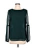 Apt. 9 Green Long Sleeve Blouse Size M - photo 1