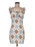 rue21 Argyle Blue Cocktail Dress Size M - photo 1