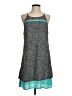 THML 100% Rayon Chevron-herringbone Teal Casual Dress Size S - photo 1