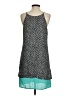 THML 100% Rayon Chevron-herringbone Teal Casual Dress Size S - photo 2