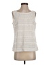 Talbots 100% Polyester Ivory Sleeveless Blouse Size 4 - photo 1