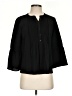 CeCe Black 3/4 Sleeve Blouse Size S - photo 1