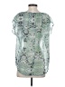 CAbi 100% Polyester Green Sleeveless Blouse Size XS - photo 2