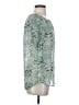 CAbi 100% Polyester Green Sleeveless Blouse Size XS - photo 4