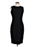 Calvin Klein Solid Black Cocktail Dress Size 10 - photo 1
