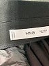 MNG Solid Black Casual Skirt Size S - photo 4