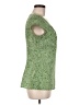 Ann Taylor LOFT 100% Polyester Green Short Sleeve Top Size 8 - photo 4
