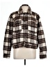 Gap 100% Polyester Plaid Brown Jacket Size L - photo 1