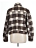 Gap 100% Polyester Plaid Brown Jacket Size L - photo 2