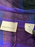 Westbound 100% Rayon Plaid Purple Long Sleeve Button-Down Shirt Size XL - photo 7