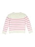 Crewcuts Outlet Stripes Pink Pullover Sweater Size S (kids) - photo 2