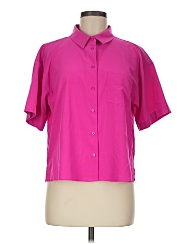 DKNY Short Sleeve Blouse (view 1)