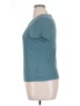 Halogen Teal Short Sleeve Top Size XL - photo 5