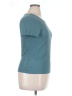 Halogen Teal Short Sleeve Top Size XL - photo 4