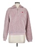 Topshop 100% Polyester Hearts Pink Pullover Sweater Size 8 - photo 1