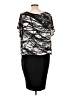 Lane Bryant 100% Polyester Black Cocktail Dress Size 16 - photo 2
