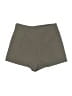 Zara 100% Polyester Solid Green Skort Size XS - photo 2