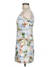 Forever 21 Tropical Blue White Cocktail Dress Size M - photo 5