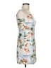 Forever 21 Tropical Blue White Cocktail Dress Size M - photo 4