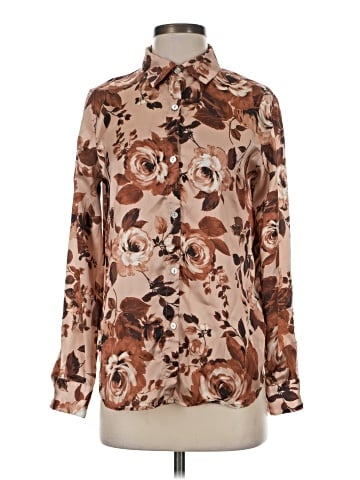 Elie Tahari Long Sleeve Blouse (view 1)