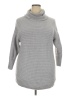 Max Studio 100% Acrylic Gray Turtleneck Sweater Size 2X - photo 1