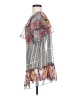 Trinity 100% Silk Paisley Gray Casual Dress Size S - photo 5