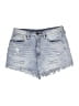 See Thru Soul Blue Denim Shorts Size 27 waist - photo 1