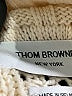 Thom Browne 100% Wool Ivory Wool Pullover Sweater Size EU (IT) 42 / US 6 - photo 13