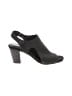 Sudini 100% Leather Black Sandals Size 6 1/2 - photo 1