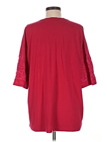 Zara W&B Collection 3/4 Sleeve Top (view 2)