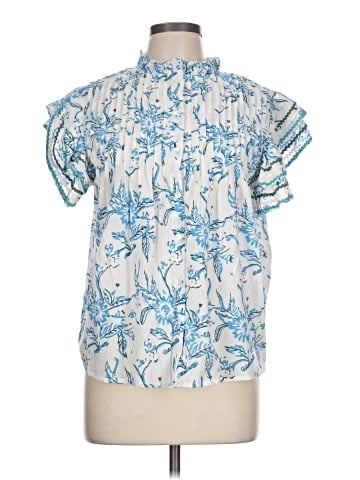 DONNI Short Sleeve Blouse (view 1)