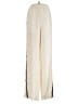 J.Crew 100% Acetate Color Block Ivory Casual Pants Size 4 - photo 1