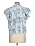 DONNI 100% Cotton Blue Short Sleeve Blouse Size L - photo 2