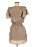 Papaya 100% Polyester Solid Tan Casual Dress Size M - photo 2